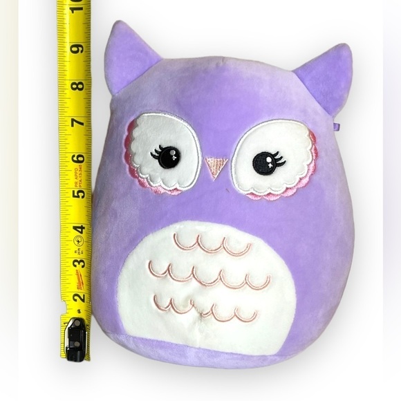 Adorable Squishmallow Miranda the Purple Owl - 9.75”x8” - Picture 7 of 8